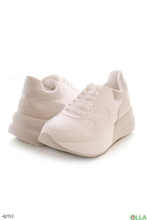 Женские серо-белые кроссовки И-ZH-01 - купить недорого в интернет ...