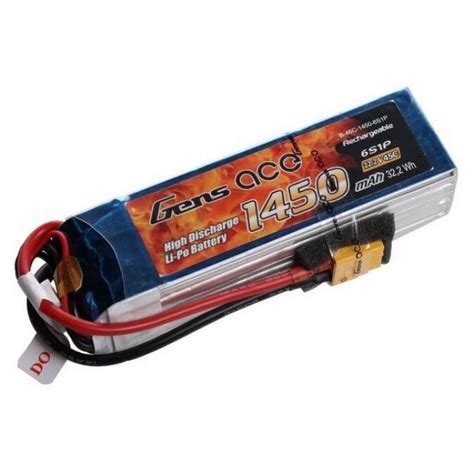 Bateria Gens Ace 1450 MAh 22 2V 6S 45C