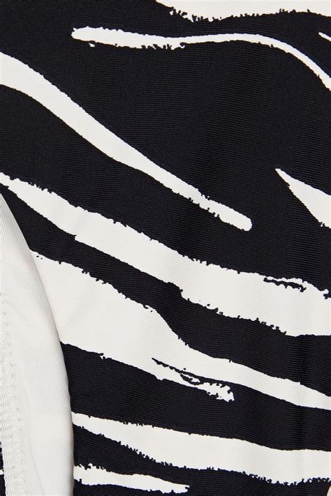 SEAFOLLY Skin Deep Zebra Print Low Rise Bikini Briefs THE OUTNET