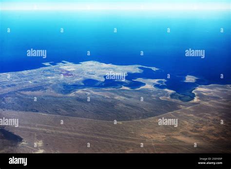 Aerial View Of Ras Al Khair And The Jubail Marine Area In Saudi Arabia