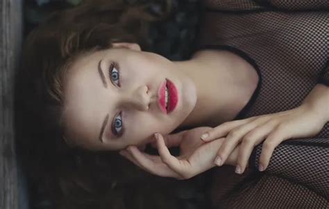 Wallpaper Girl Photo Blue Eyes Model Lips Face Brunette Portrait For Mobile And Desktop