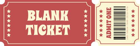 blank ticket template  edit