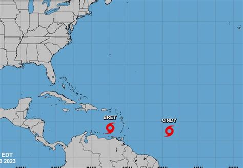 Se forma en el Atlántico la tormenta tropical Cindy