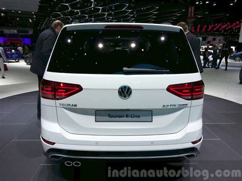 Vw Touran Rear At The 2015 Geneva Motor Show