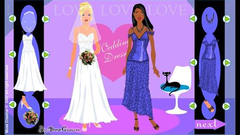 Wedding dresses dress up game from Sky Breeze Games. Characters Sky ...