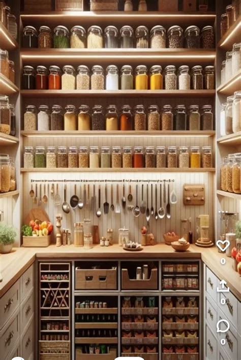 Organized Pantry with Spices