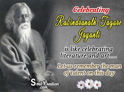 Rabindranath Tagore Jayanti Messages Smitcreation