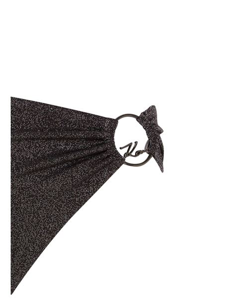 Karl Lagerfeld Bikini Braga Mujer Karl Dna Ring Cheeky Hw Bottom A W Talla S Color Negro