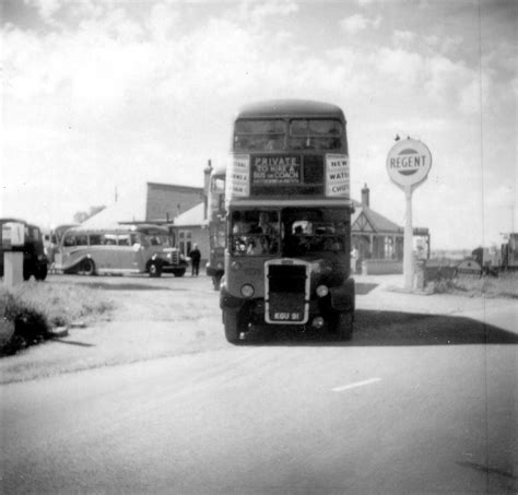 Bus at Lynfield garage, London Road – The history of Witham, Essex
