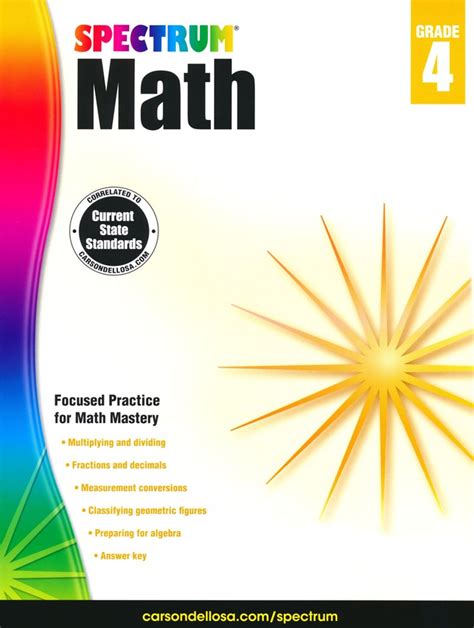 Spectrum Math Grade 4 - Classroom Resource Center
