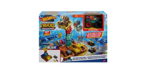 Hot Wheels Monster Truck Arena Smashers Provocarea Saritura Cu Masina Mattel Okazii Ro