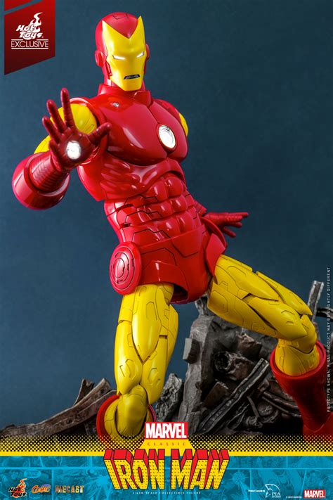 Hot Toys 漫威漫畫經典鋼鐵人Classic Iron Man 比例合金人偶 以現代風格重新詮釋元祖造型