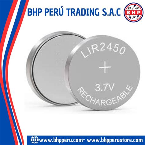 LIR2450 BATERÍA LITHIUM BUTTON CELL 3 6V 120MAH BHP Perú Web