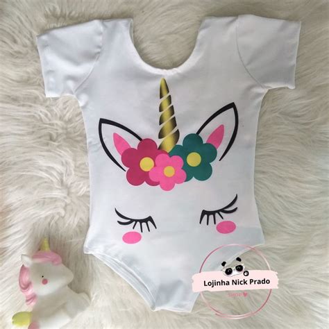 Body Collant Unic Rnio Infantil Menina Tam A Anos Elo