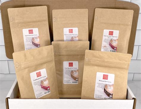 Gourmet Hot Cocoa Collection Gift Box Specialty Chocolate Flavors Etsy