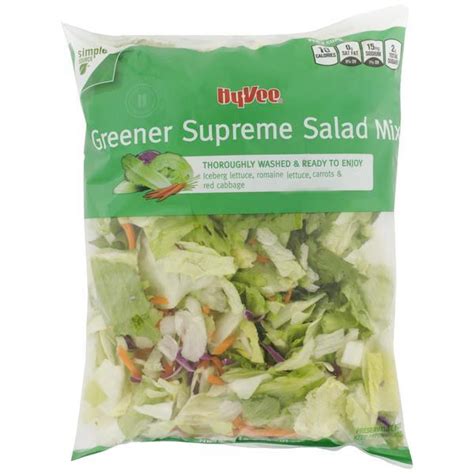 Hy Vee Greener Supreme Blend Salad Mix Hy Vee Aisles Online Grocery