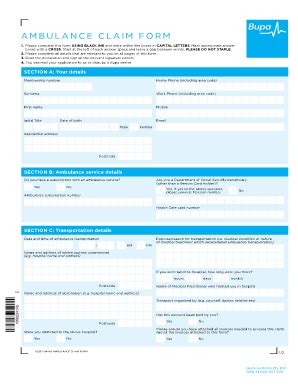 Bupa Claim Form Complete With Ease AirSlate SignNow