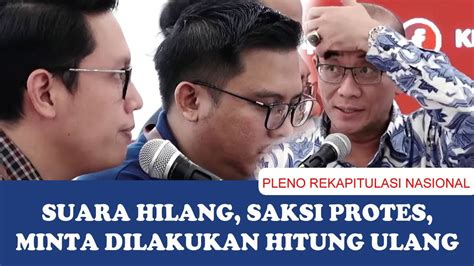 Penggelembungan Suara Partai Di Jawa Barat Saksi Protes Minta Hitung