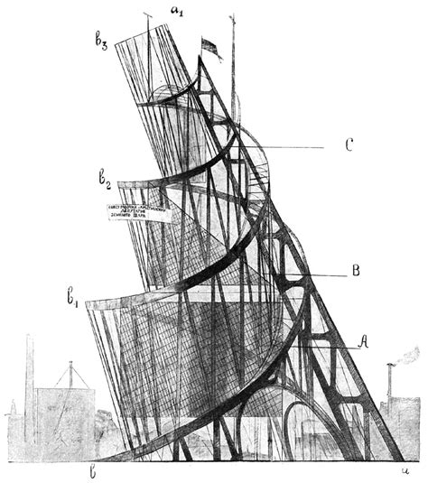 vladimir tatlins tower  verticality