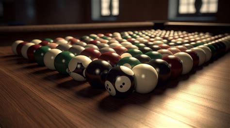 Billiard Game Begins Mesmerizing 3d Render | JPG Free Download - Pikbest