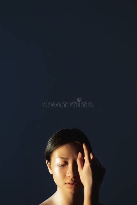 Beauty Portrait Facial Skincare Asian Woman Face Stock Photo Image Of Copyspace Nude