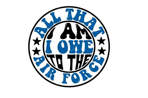 Premium Vector Air Force Svg Design