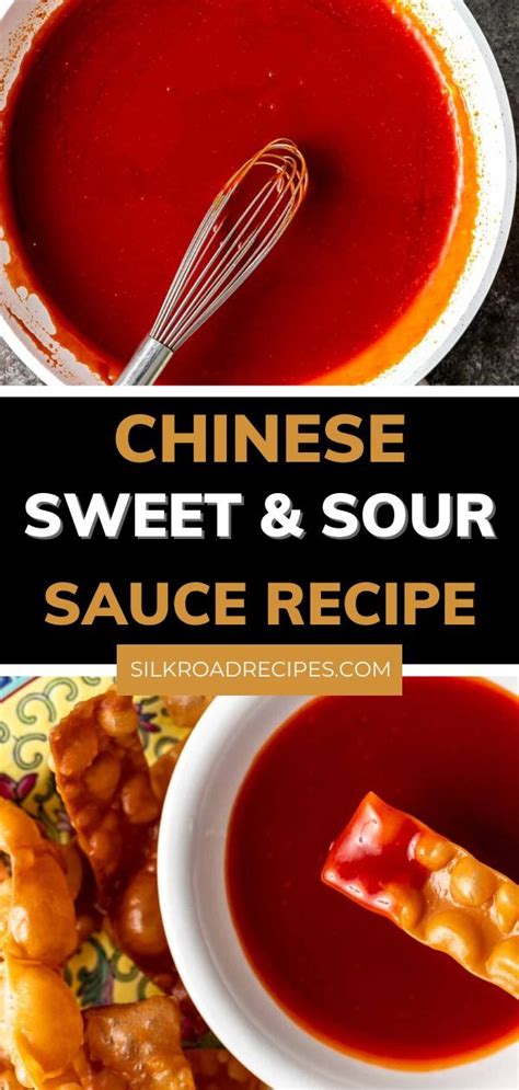 Sweet And Sour Sauce Recipe Chinese Recipe Sweet And Sour Sauce Sweet