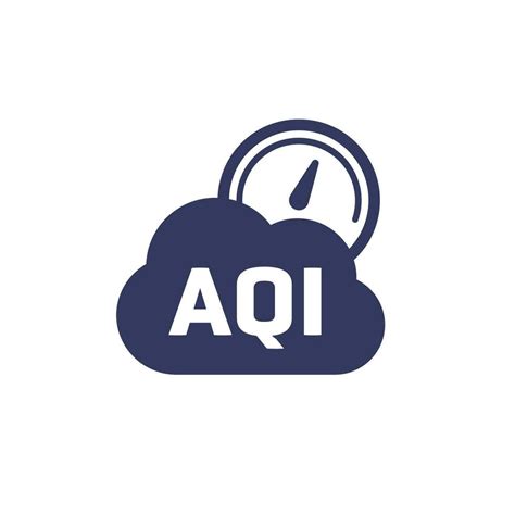 Air Quality Index Aqi Icon On White 35766898 Vector Art At Vecteezy