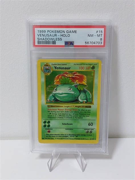 Psa Shadowless Set Charizard Blastoise Venusaur Base Set