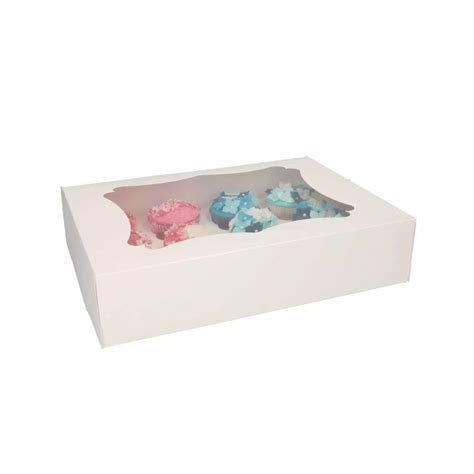 Lot De 25 Boites à Fenêtre Pour 12 Cupcakes Dolce Lisa