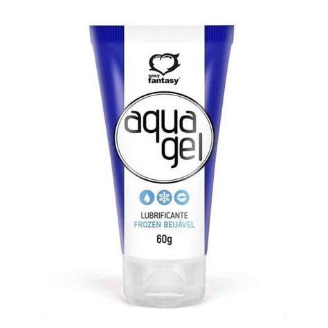 Aqua Gel Lubrificante Funcional 60g SEXY FANTASY Ice Ou Hot Hora H Sensação Incrível