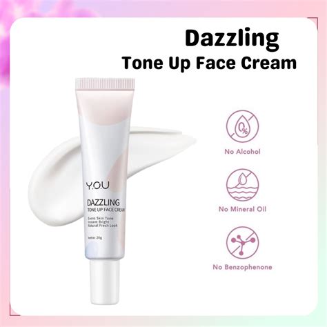 Jual You Dazzling Tone Up Face Cream Cream Wajah Gr Shopee Indonesia