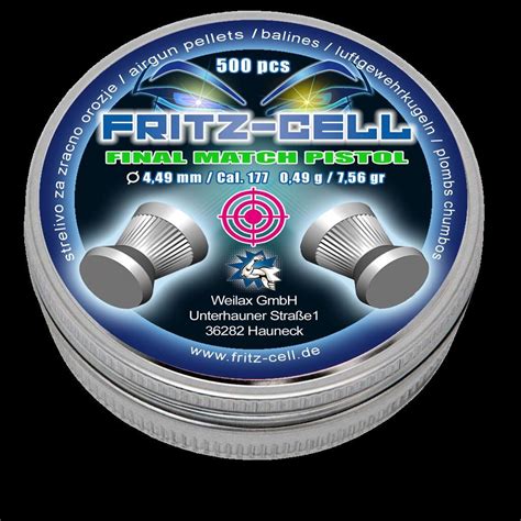final match pistol diabolos  mm fritz cell fuer luftgeweh
