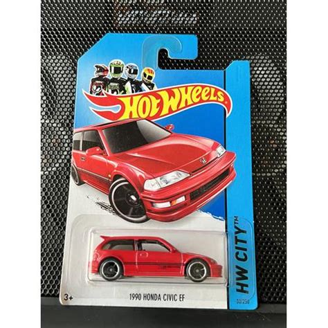 Jual Hot Wheels Hw Hotwheels Honda Civic Ef Merah Dan Civic Custom Putih Civic Custom Kota