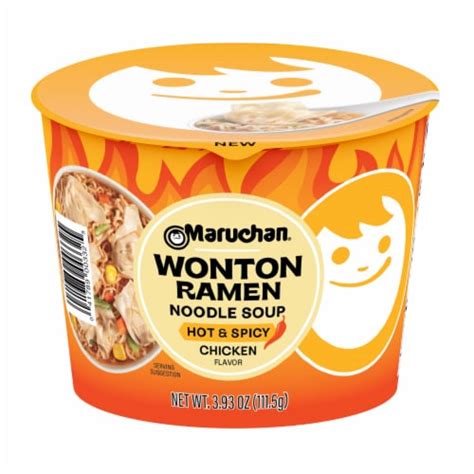 Maruchan Hot Spicy Chicken Flavor Wonton Ramen Noodle Soup Oz Kroger