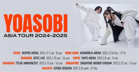 YOASOBI ASIA TOUR 2024-2025 - global entertainment - Soompi Forums