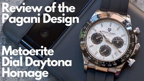 Review Of The Pagani Design Pd Meteorite Dial Daytona Homage Youtube