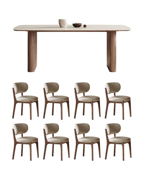 ASS Comfort Zone Rectangular Rock Plate Dining Table And Chair Set Wayfair