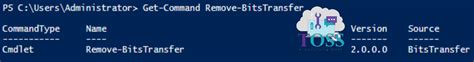 Remove Bitstransfer Powershell Cmdlet Script Toss