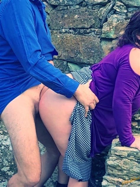 Horny Slut Nikki Holland Fucking With A Stranger Outdoors Photos