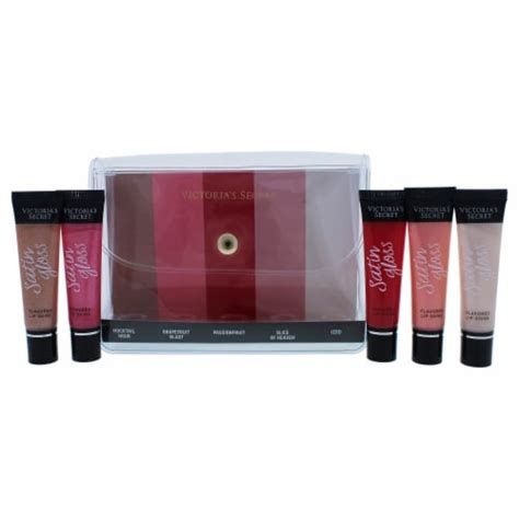 Victorias Secret Satin Lip Gloss Set 5 X 4 6oz Mocktail Hour