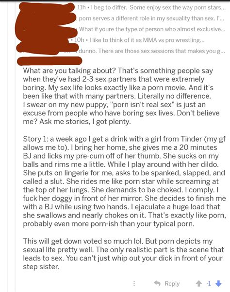 In Response To Porn Isnt Like Real Sex Nsfw Rthathappened