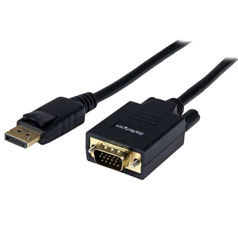 DisplayPort To VGA Cable 6ft M M DisplayPort And Mini DisplayPort