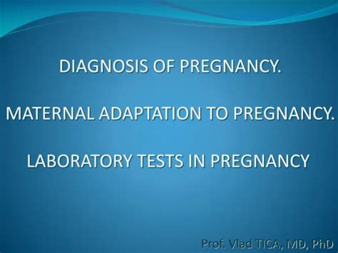 Ppt Diagnosis Of Pregnancy Powerpoint Presentation Free Download Id 6888819