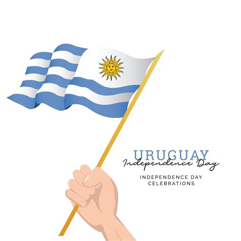 Uruguay independence day. 3031040 Vector Art at Vecteezy