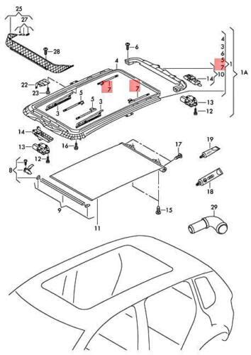 Genuine VW SKODA AUDI SEAT Golf Variant 4Motion Jetta 1 Set Cables ...