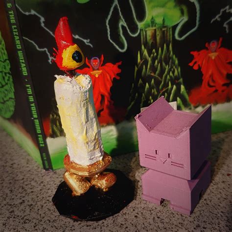 STL File King Gizzard Hot Wax Candle Figure D Print Model To