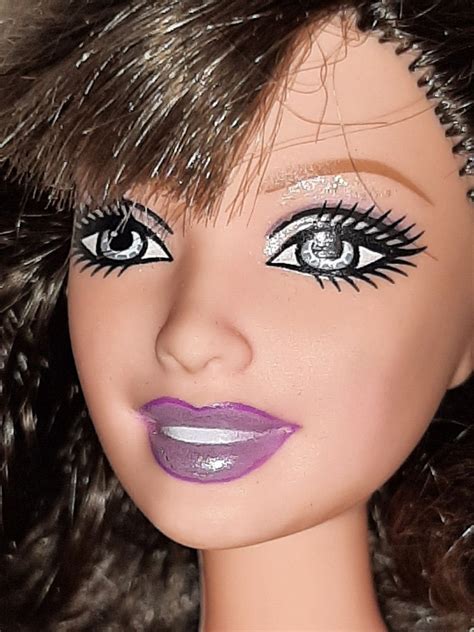 Mattel Doll Brunette Brown Hair Back Head Gray Eyes Nude Toy Collect