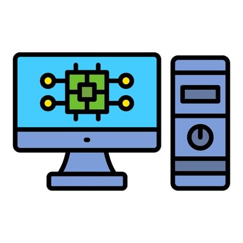 Premium Vector Computer Icon