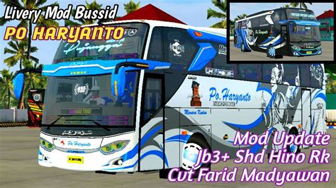 Bussid Livery Bussid Po Haryanto Livery Mod Update Jb Shd